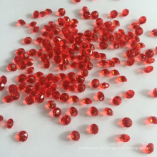 Piedras sueltas redondas de la zirconia cúbica del granate rojo redondo de la alta calidad
